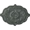 Ekena Millwork Pesaro Ceiling Medallion, Hand-Painted Athenian Green Crackle, 36"W x 26"H x 1 1/2"P CM36X26PEAGC - alternate 1